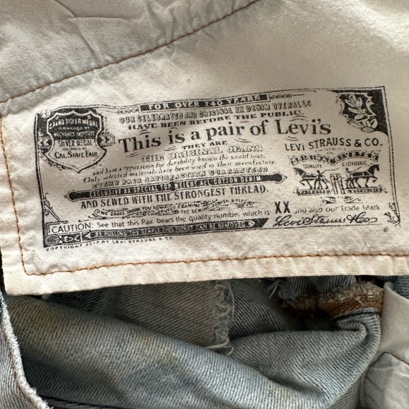 Vintage Levi 501 denim shorts 27 - Picture 2 of 5